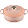 Le Creuset Signature 3.5-quart Sauteuse Oven In Peche