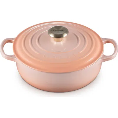 Le Creuset Signature 3.5-quart Sauteuse Oven In Peche