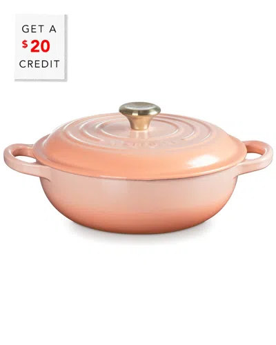 Le Creuset Signature 3.5qt Sauteuse With $20 Credit In Pink