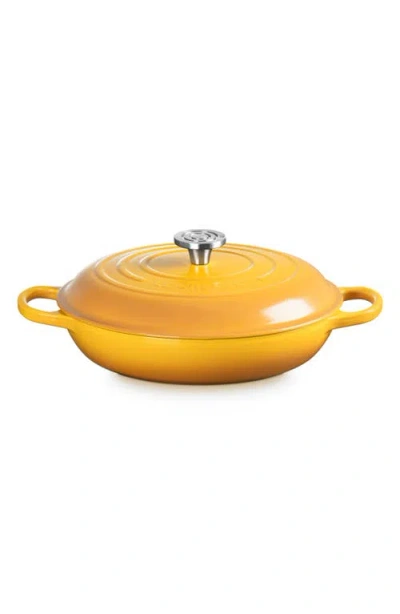 Le Creuset Signature 3.5-quart Enameled Cast Iron Braiser In Animal Print