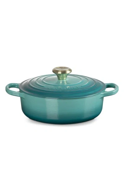 Le Creuset Signature 3.5-quart Round Enamel Cast Iron Dutch Oven In Green