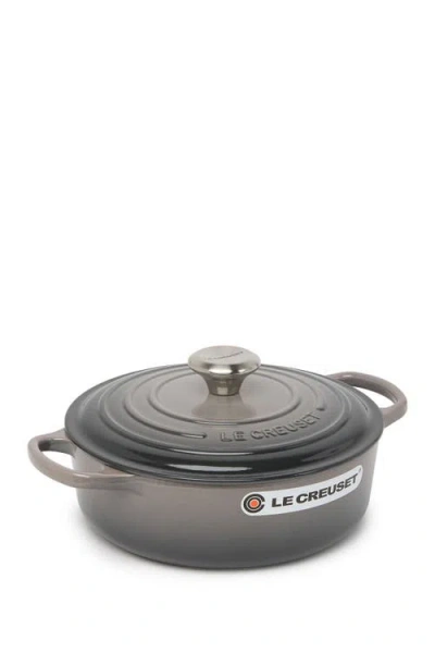 Le Creuset Signature 3.5-quart Round Enamel Cast Iron Dutch Oven In Gray