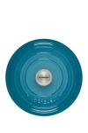 Le Creuset Signature 5.5-quart Round Enamel Cast Iron Dutch Oven In Caribbean
