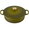 Le Creuset Signature Enameled Cast Iron 5.5 Qt. Round Dutch Oven In Olive