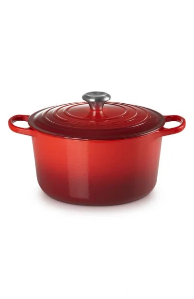Le Creuset Signature 6.5-quart Round Enamel Cast Iron Dutch Oven In Red