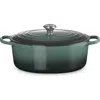 Le Creuset Signature 8-quart Oval Enamel Cast Iron French/dutch Oven In Artichaut