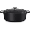 Le Creuset Signature 8-quart Oval Enamel Cast Iron French/dutch Oven In Licorice