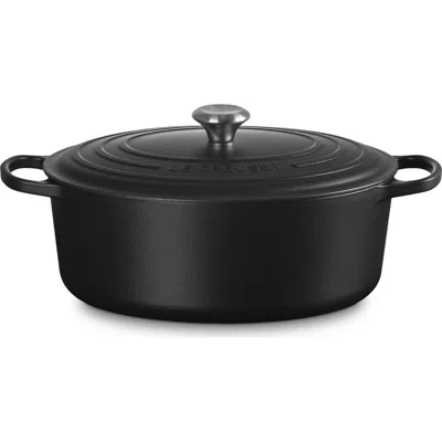 Le Creuset Signature 8-quart Oval Enamel Cast Iron French/dutch Oven In Licorice