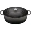 Le Creuset 2.75-qt. Signature Enameled Cast Iron Oval Dutch Oven In Oyster