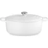 Le Creuset Signature 8-quart Oval Enamel Cast Iron French/dutch Oven In White