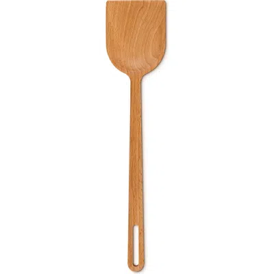 Le Creuset Signature Beech Wood Scraper Spoon In Nude
