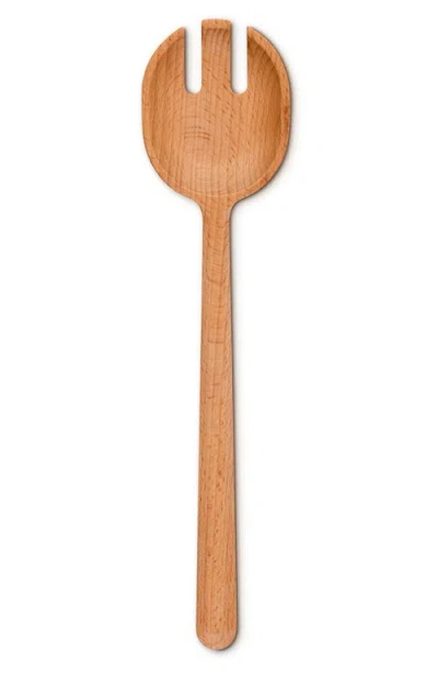 Le Creuset Signature Beech Wood Serving Fork In Nude