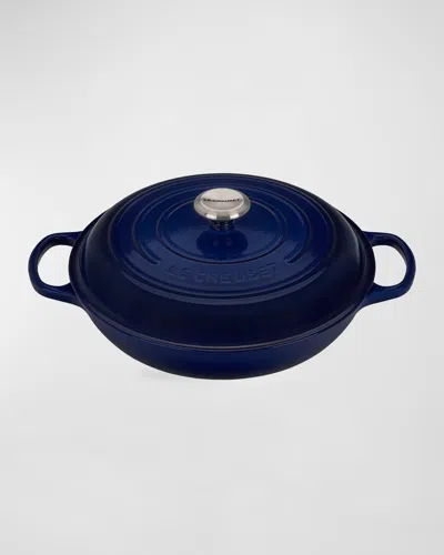 Le Creuset Signature Braiser In Indigo