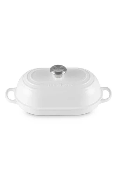Le Creuset Signature Cast Iron Bread Oven In White
