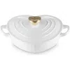 Le Creuset Signature Cast Iron Heart Cocotte In White