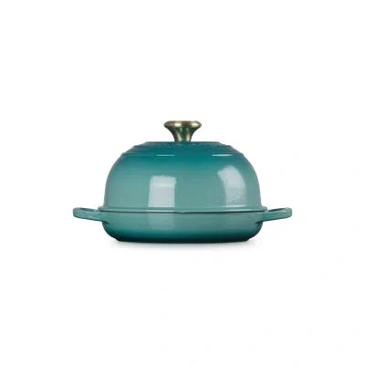 Le Creuset Signature Cast Iron Oval Bread Oven, 11.5 In., Bluer Riviera In Blue Riviera