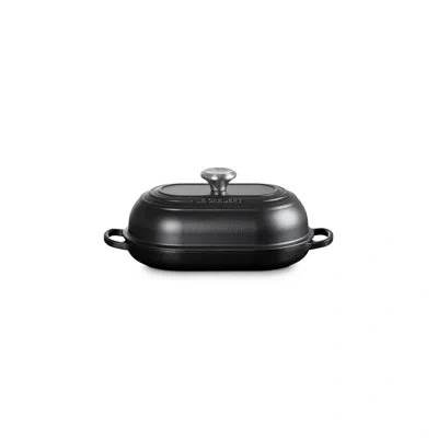 Le Creuset Signature Cast Iron Oval Bread Oven, 11.5 In., Licorice