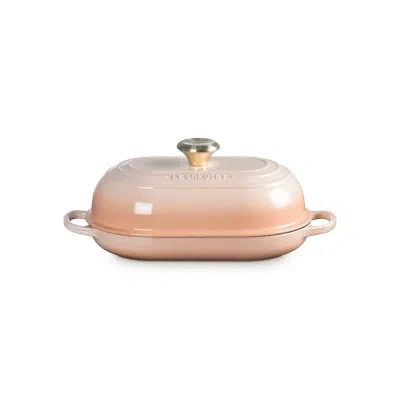 Le Creuset Signature Cast Iron Oval Bread Oven, 11.5 In., Peche