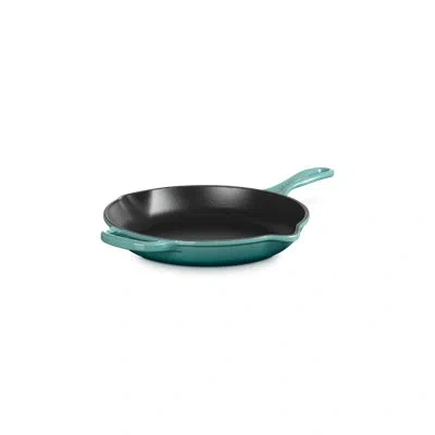 Le Creuset Signature Cast Iron Round Skillet, 10.25 In. - Blue Riviera