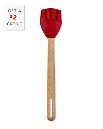 Le Creuset Signature Cerise Silicone Basting Brush In Red