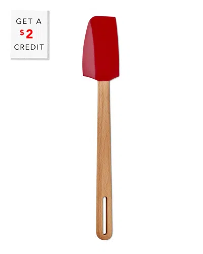 Le Creuset Signature Cerise Silicone Small Spatula In Red