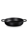 Le Creuset Signature Enamel Cast Iron Everyday Pan In Licorice