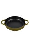 Le Creuset Signature Enamel Cast Iron Everyday Pan In Olive