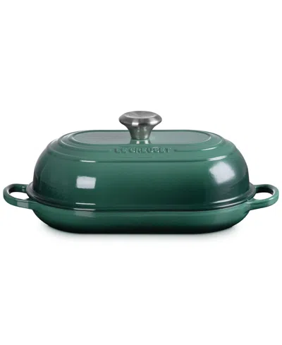 Le Creuset Signature Enameled Cast Iron 4 Oz. Oval Bread Oven In Green
