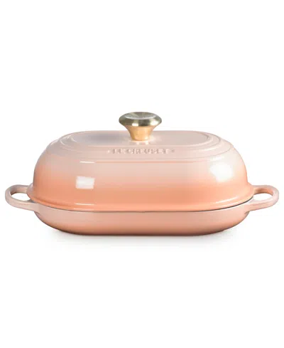 Le Creuset Signature Enameled Cast Iron 4 Oz. Oval Bread Oven In Pink