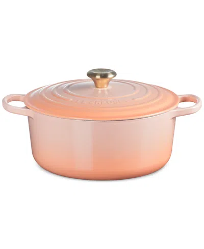 LE CREUSET SIGNATURE ENAMELED CAST IRON 5.5 QT. ROUND DUTCH OVEN