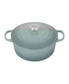 Le Creuset Signature Enameled Cast Iron 5.5 Qt. Round Dutch Oven In Sea Salt