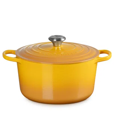 Le Creuset Signature Enameled Cast Iron 6.5 Quart Deep Round Dutch Oven In Yellow