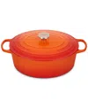 Le Creuset Signature Enameled Cast Iron 8-qt, Oval Dutch Oven In Flame