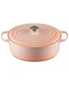 Le Creuset Signature Enameled Cast Iron 8-qt, Oval Dutch Oven In Peche