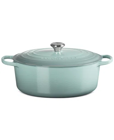 Le Creuset Signature Enameled Cast Iron 8-qt, Oval Dutch Oven In Sea Salt