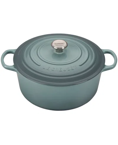 Le Creuset Signature Enameled Cast Iron 9 Qt. Round French Oven In Sea Salt