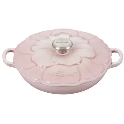 Le Creuset Signature Enameled Cast Iron Petal Braiser, 2.25qt. In Pink