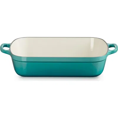 Le Creuset Signature Enameled Cast Iron Roaster In Blue