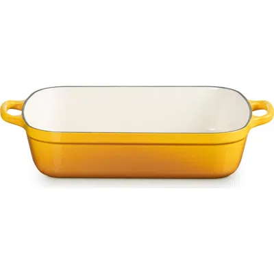 Le Creuset Signature Enameled Cast Iron Roaster In Yellow