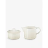 Le Creuset Meringue Signature Milk And Sugar Stoneware Set