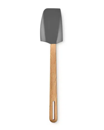 Le Creuset Signature Oyster Silicone Medium Spatula In Gray