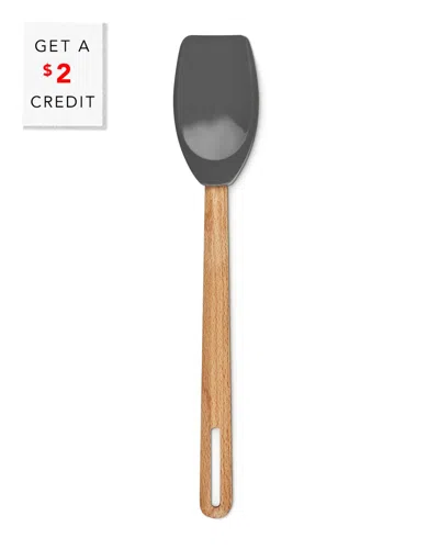 Le Creuset Signature Oyster Silicone Spatula Spoon In Gray