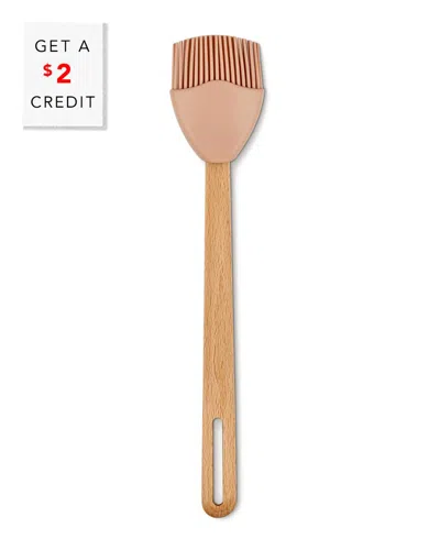 Le Creuset Signature Peche Silicone Basting Brush In Brown