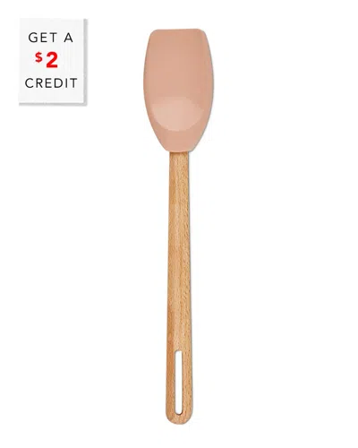 Le Creuset Signature Peche Silicone Spatula Spoon In Pink