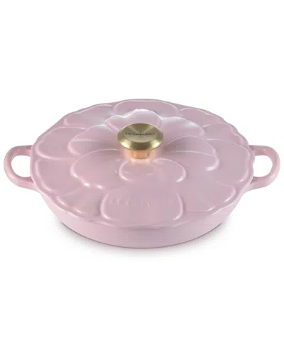 Le Creuset Signature Petal Enameled Cast Iron Braiser In Pink