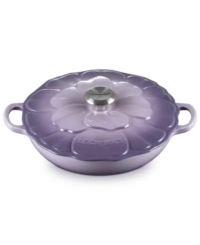 Le Creuset Signature Petal Enameled Cast Iron Braiser In Purple