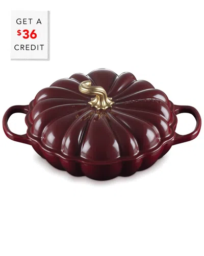 Le Creuset Signature Pumpkin Braiser With $36 Credit