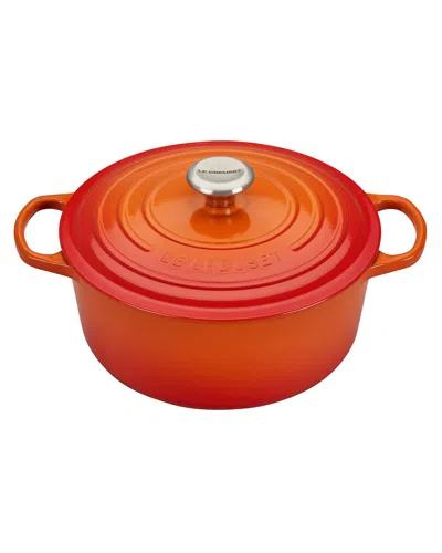 Le Creuset Signature Round 5.5-quart Dutch Oven In Orange