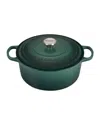 Le Creuset Signature Round 7.25-quart Dutch Oven In Green