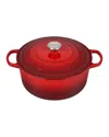 Le Creuset Signature Round 7.25-quart Dutch Oven In Red